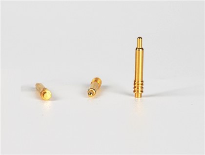 Платед Голд Страигхт Неедле Пого Пин