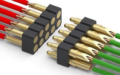 Пого Пин конектор са опругом са чашом за лемљење