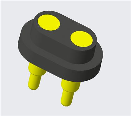 2Пинс водоотпорни ПогоПин конектор